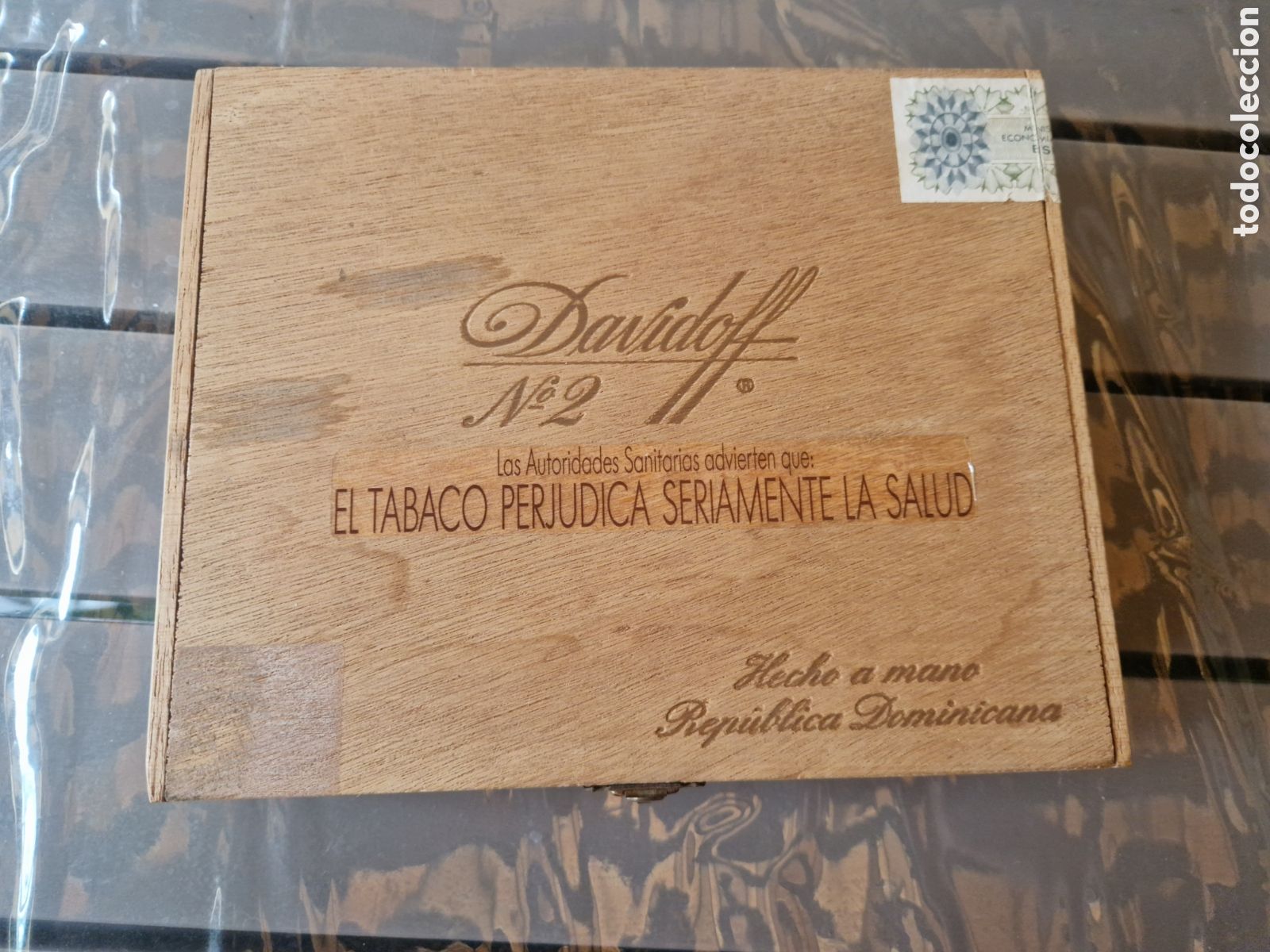 Cajas de puros: Davidoff N 2 caja puro vacia - Foto 1