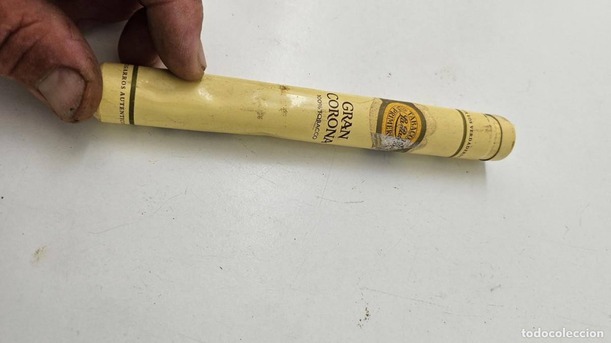 Cajas de puros: guarda puro de laton con marca - Foto 1