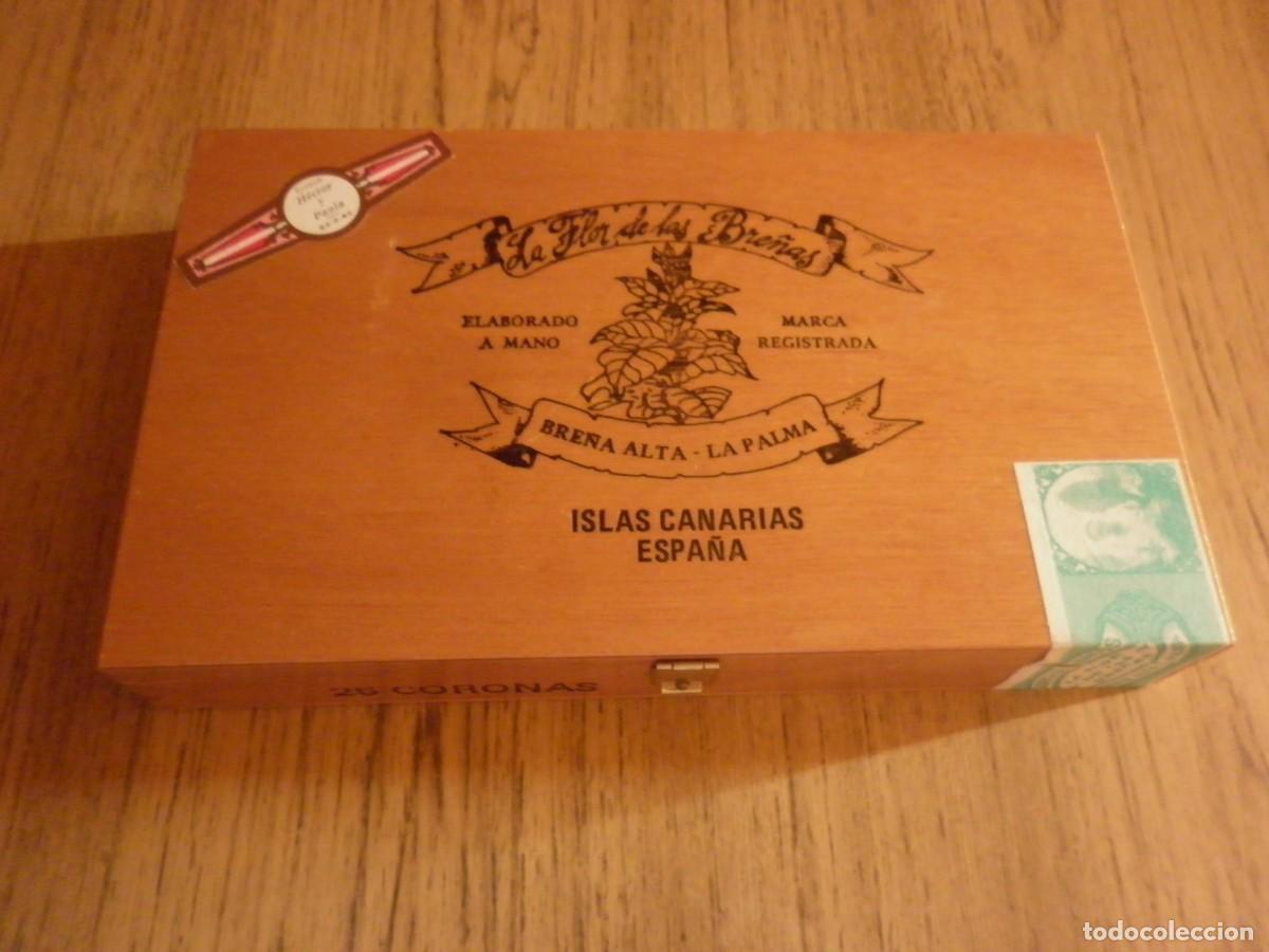 Cajas de puros: CAJA DE PUROS LA FLOR DE LAS BRE&Ntilde;AS -VACIA - Foto 2
