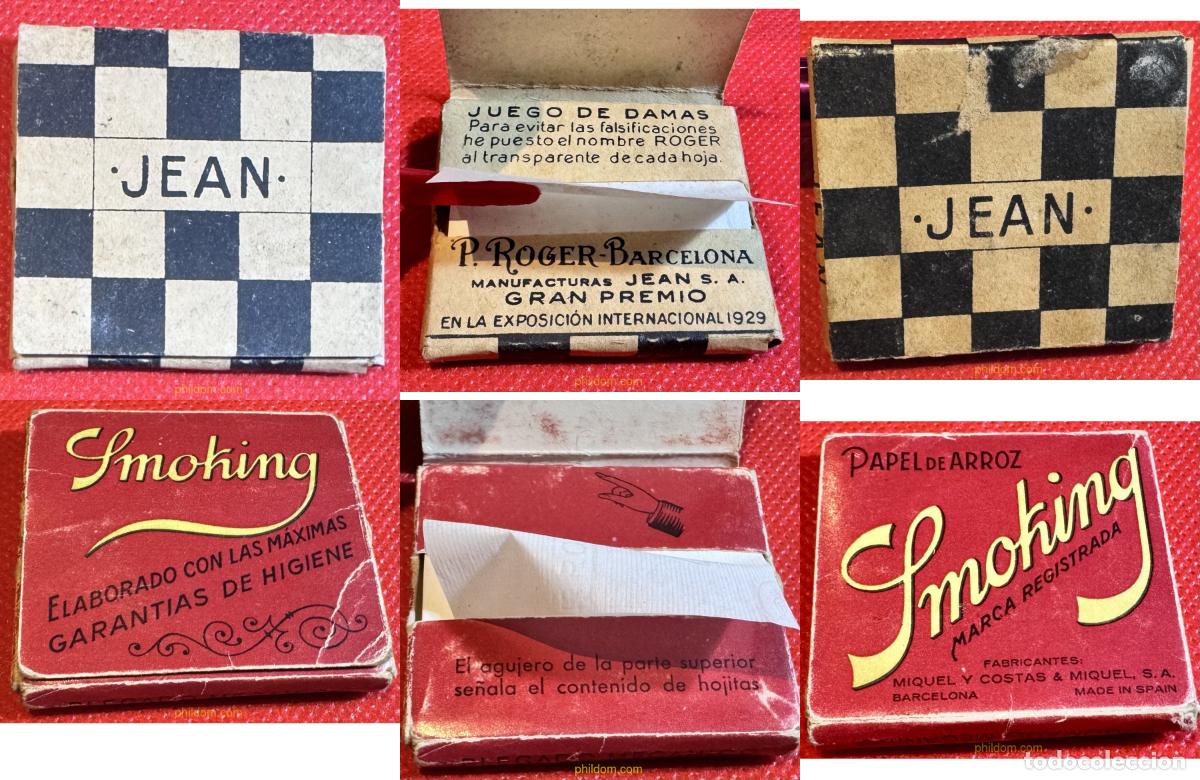 Cajas de puros: ANTIGUOS LIBRITO DE FUMAR JEAN y SMOKING - Foto 1