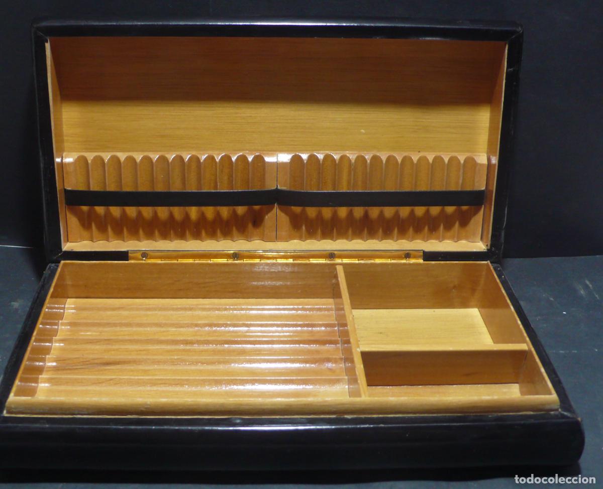 Cajas de puros: CAJA DE MADERA FORRADA - Foto 1