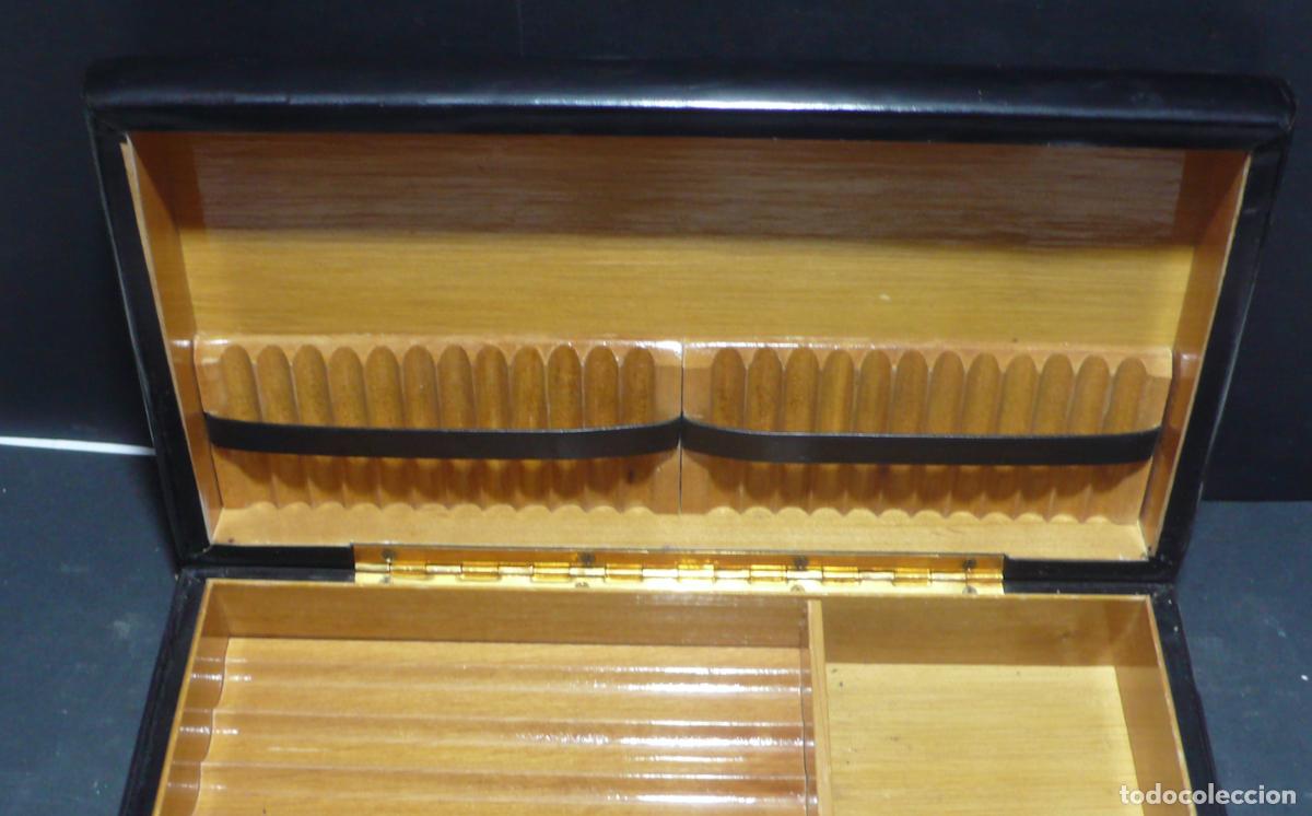 Cajas de puros: CAJA DE MADERA FORRADA - Foto 2