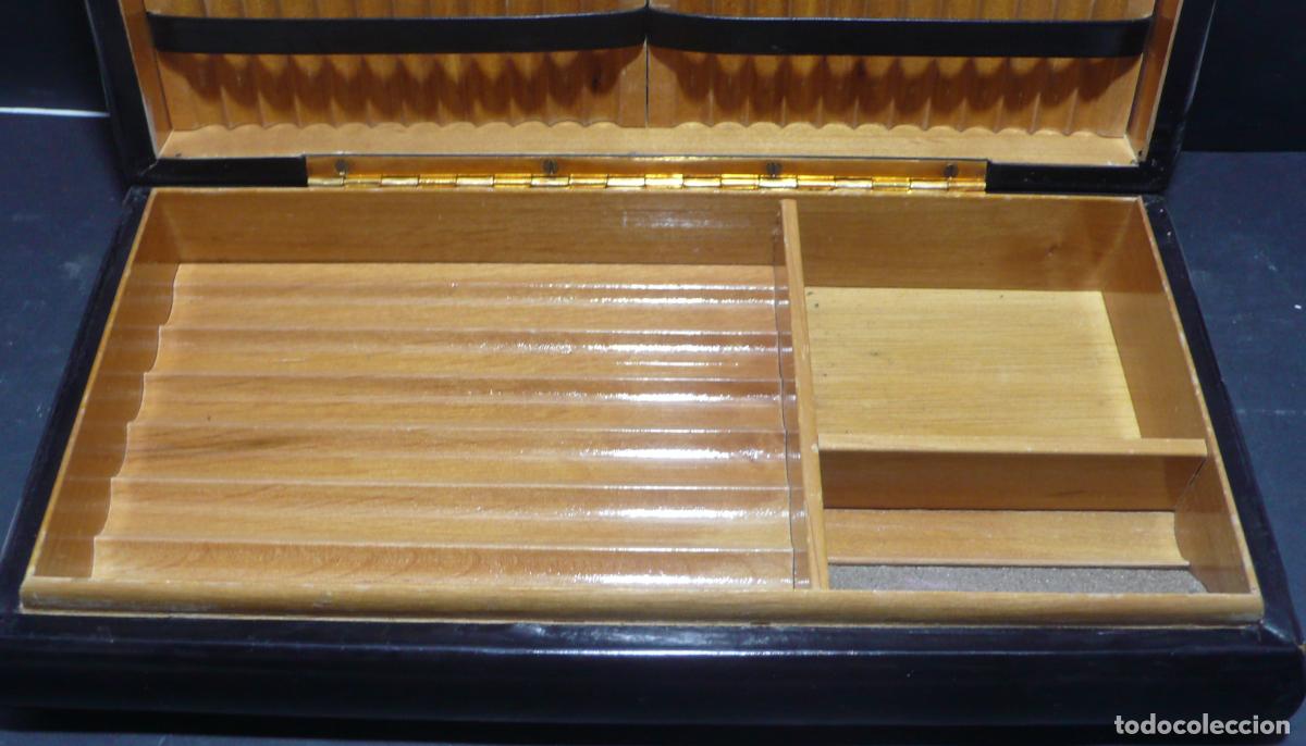 Cajas de puros: CAJA DE MADERA FORRADA - Foto 3