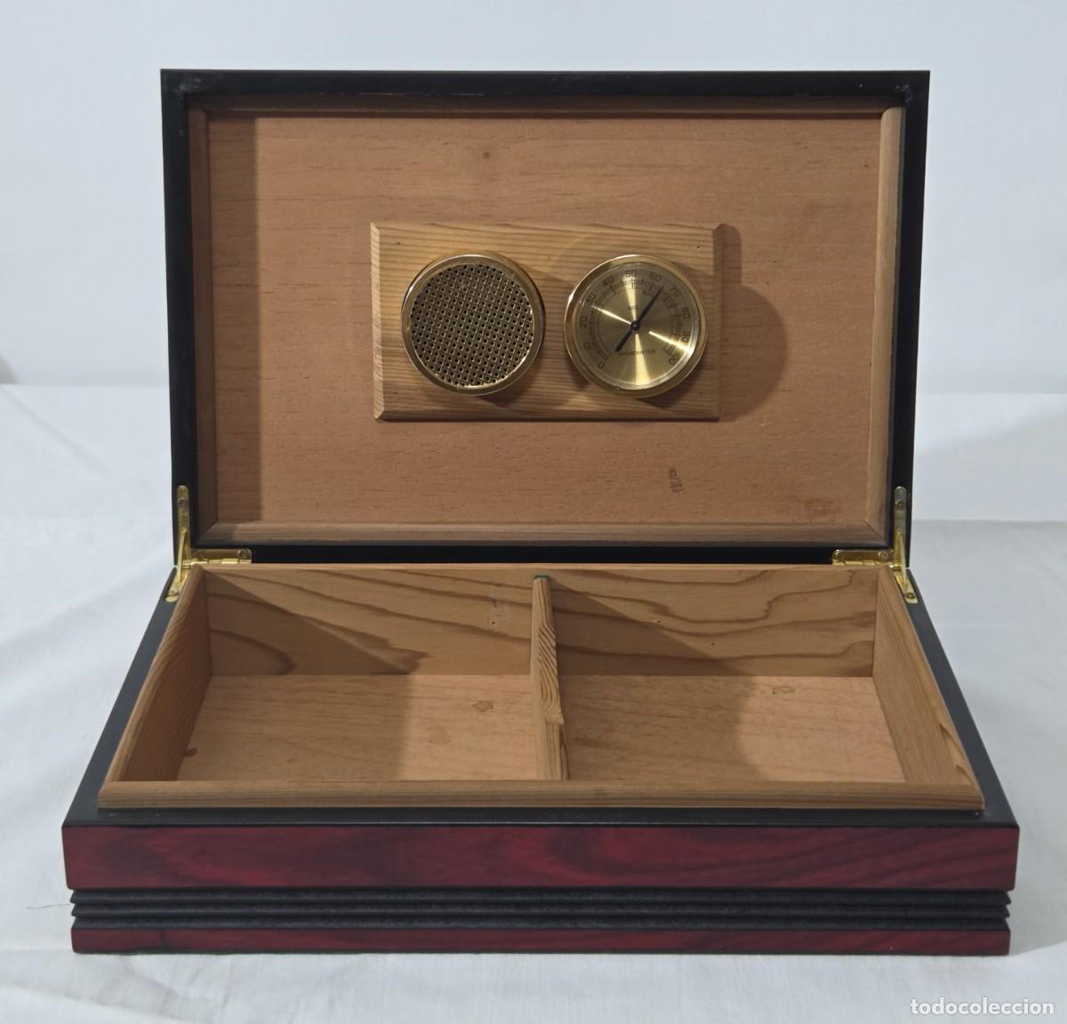 Cajas de puros: Caja de puros con higrometro - Foto 1