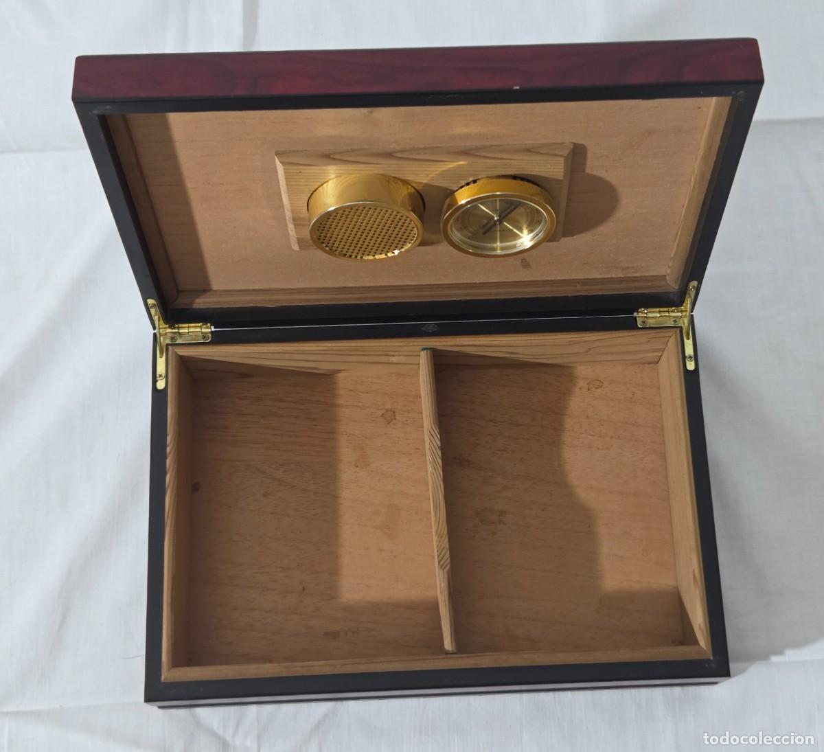 Cajas de puros: Caja de puros con higrometro - Foto 2