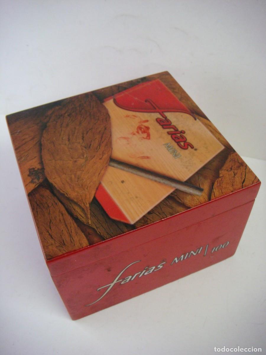 Cajas de puros: CAJA DE MADERA DE FARIAS MINI 100-(&) - Foto 2