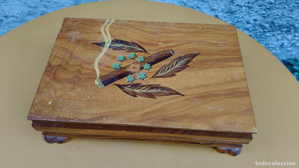 Cajas de puros: Coffret bois a cigare 1960 - Foto 1