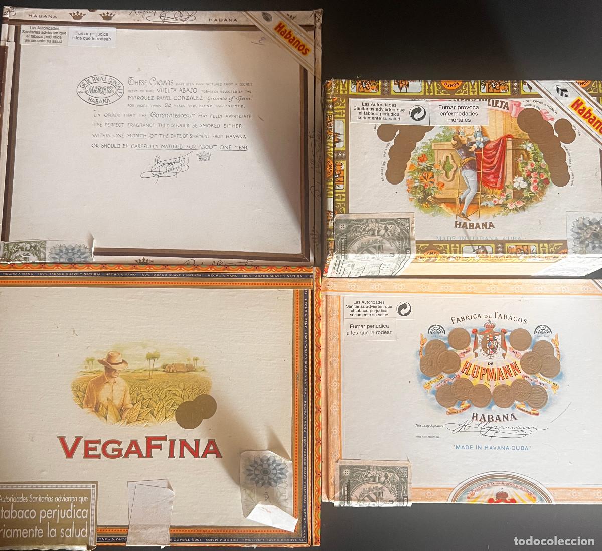 Cajas de puros: 4 cajas de puros antiguos - Foto 1