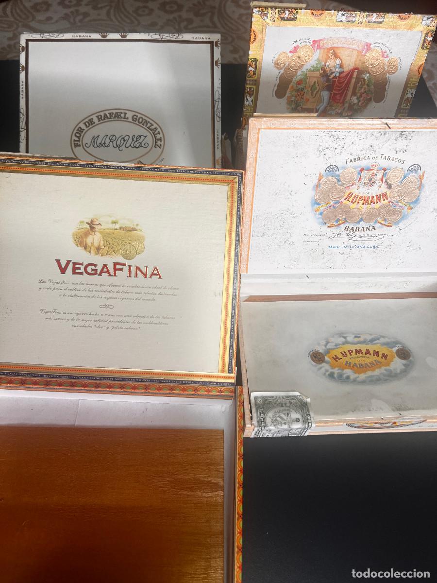 Cajas de puros: 4 cajas de puros antiguos - Foto 2