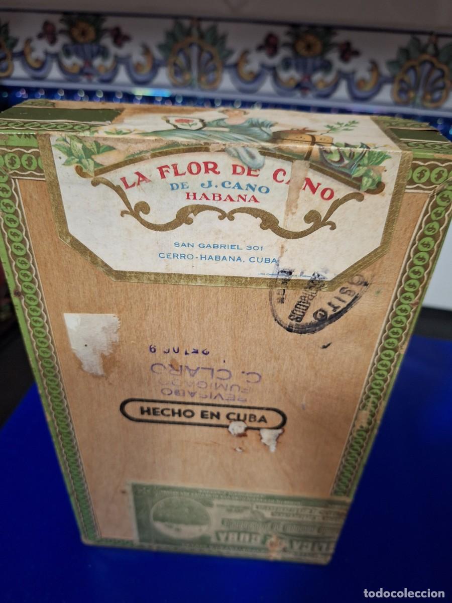 Cajas de puros: C 42 / caja de tabaco La flor de Cano vac&iacute;a. - Foto 4