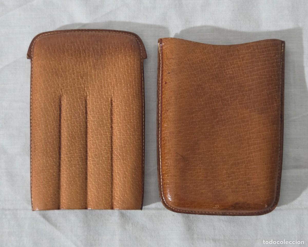 Cajas de puros: Funda para 4 puros en cuero - Foto 6