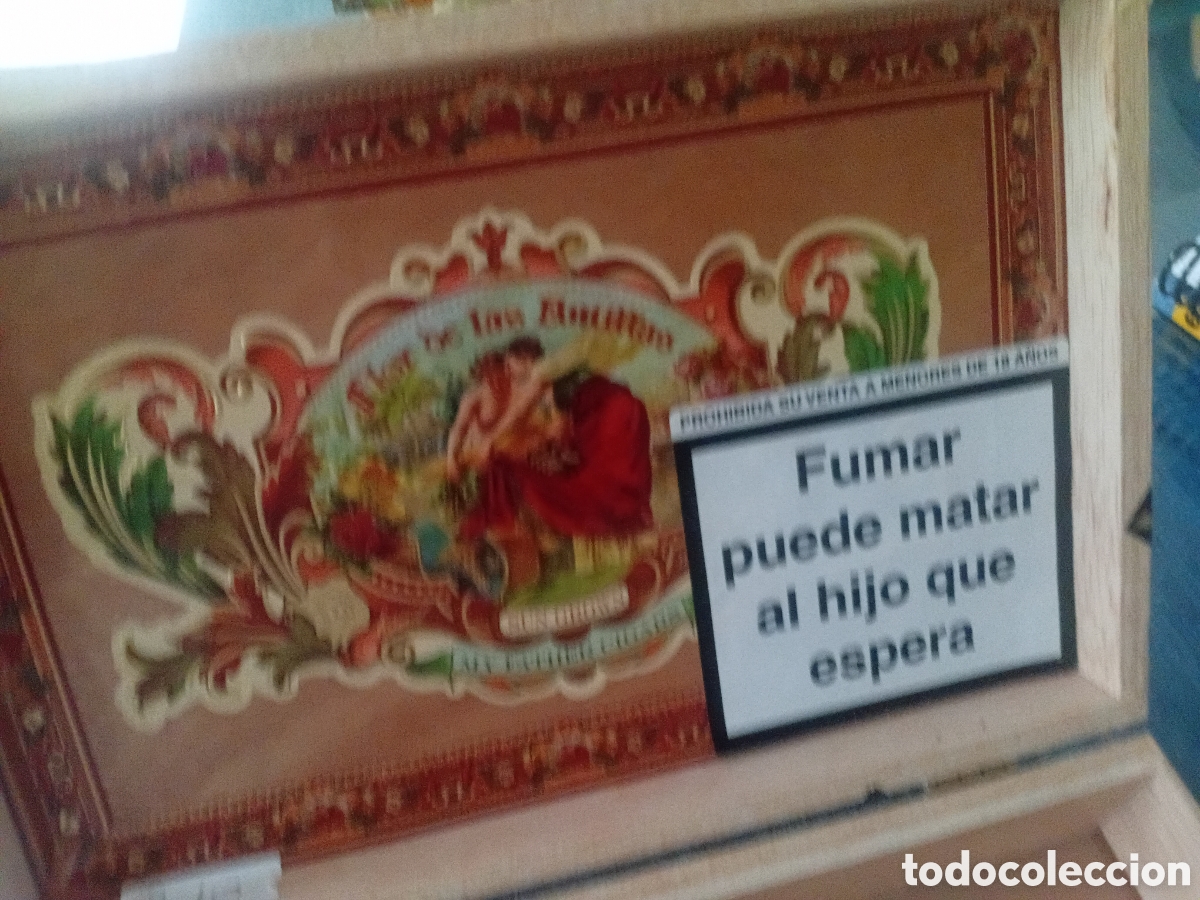 Cajas de puros: CAJA DE PUROS &rdquo;LA FLOR DE LAS ANTILLAS&rdquo; - Foto 1