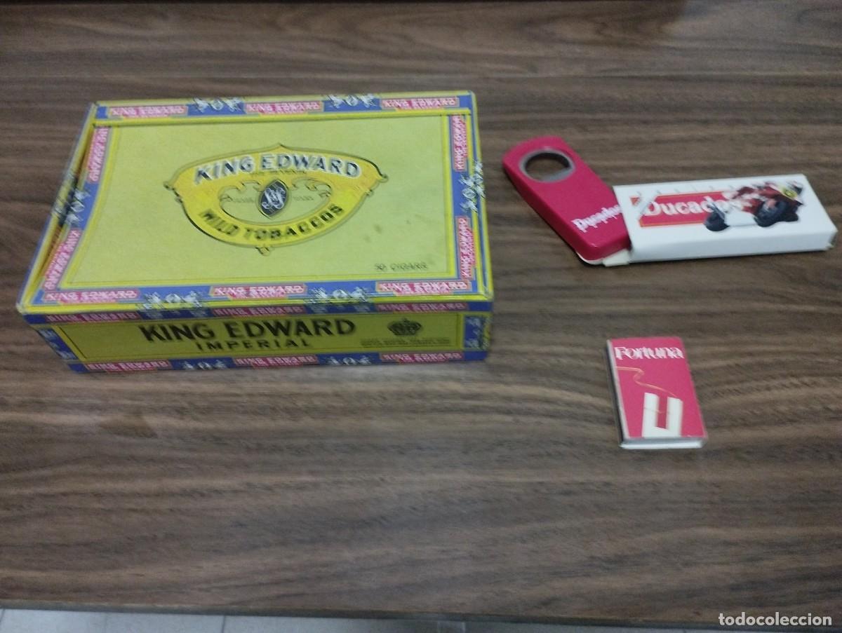 Cajas de puros: Caja de tabaco King Edward Imperial - Foto 2