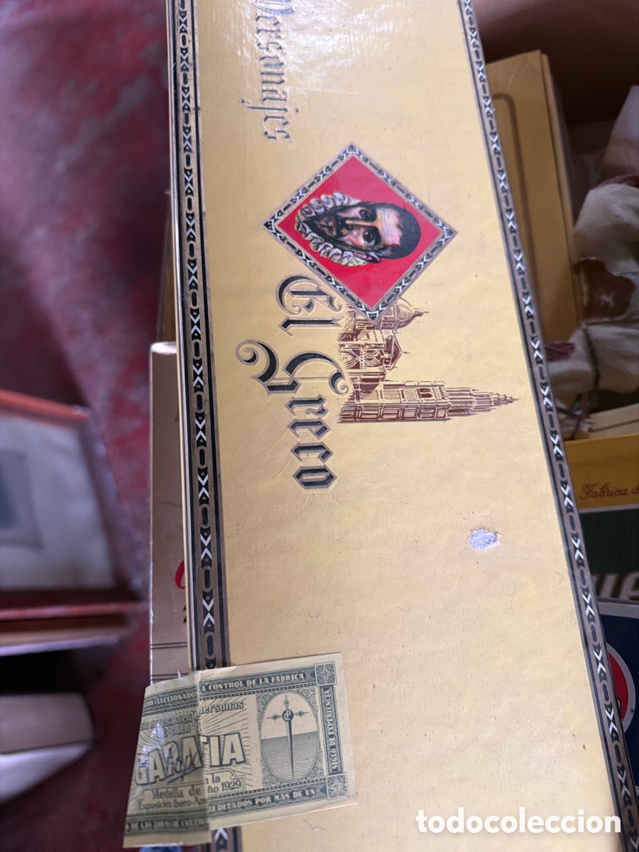 Cajas de puros: Caja de puros antigua - Foto 1