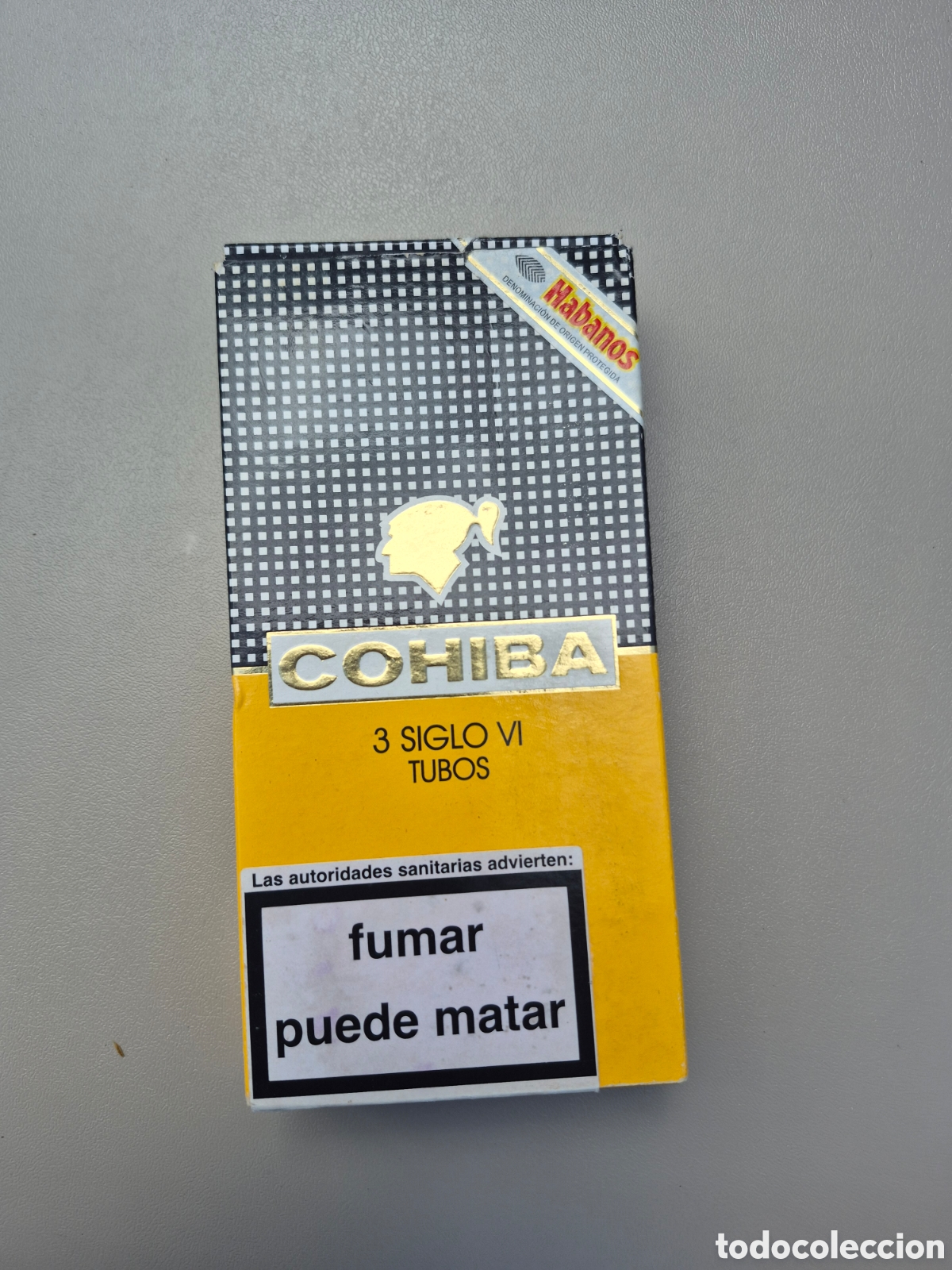 Cajas de Puros: CAJA PUROS HABANOS COHIBAS , SIGLO VI TUBOS