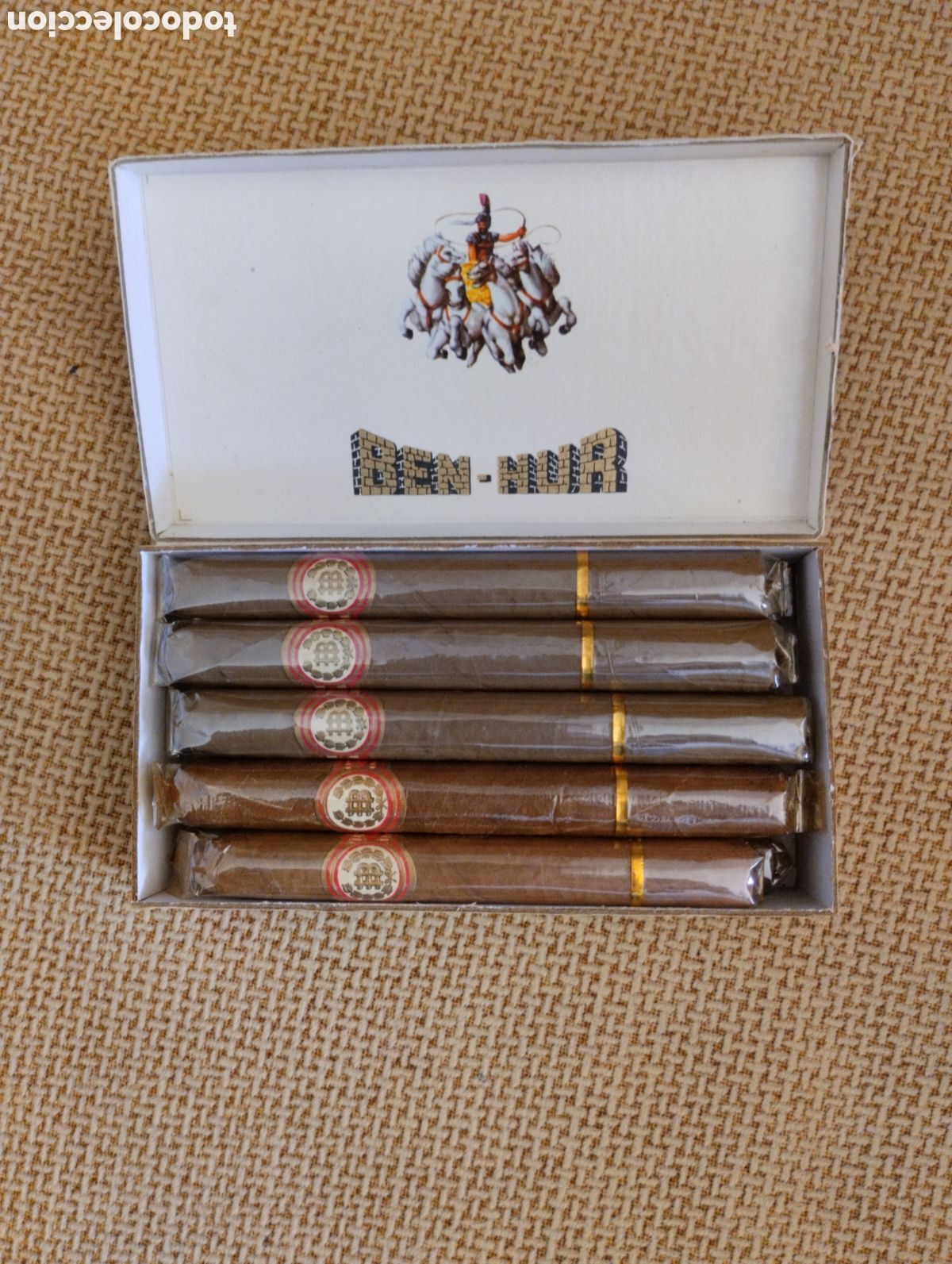 Cajas de Puros: Caja de puritos antigua Ben-Hur