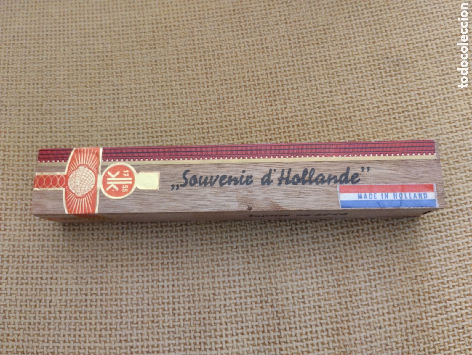 Cajas de puros: Puro antiguo Souvenir de Holanda - Foto 1