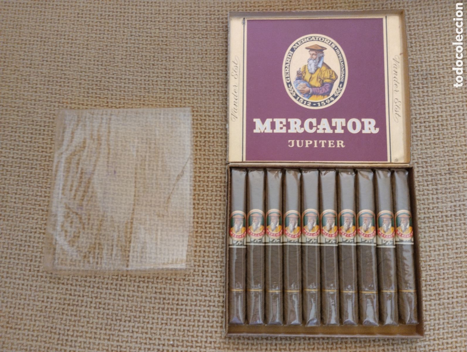 Cajas de Puros: Caja puritos antigua Mercator J&uacute;piter