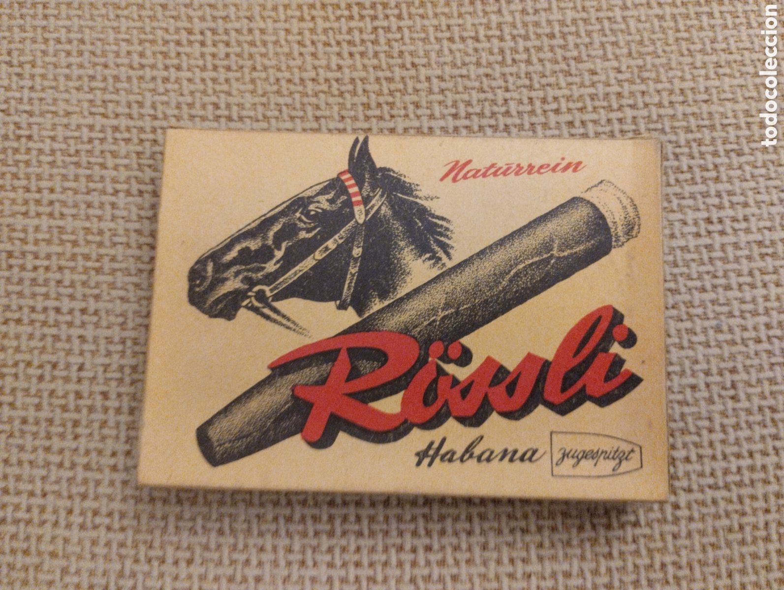Cajas de Puros: Caja puros antigua Rossli