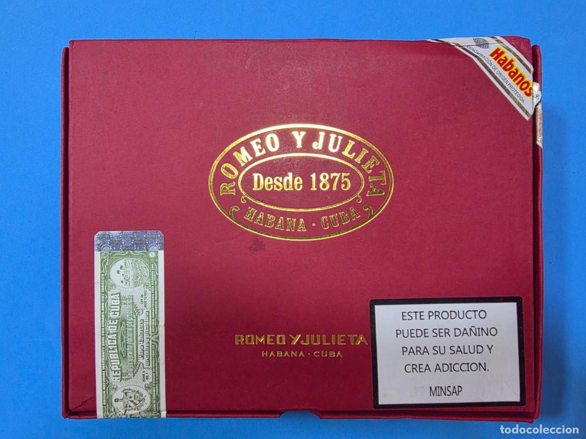 Cajas de Puros: Caja de puros habanos Romeo y Julieta 20 Dianas (precintada)