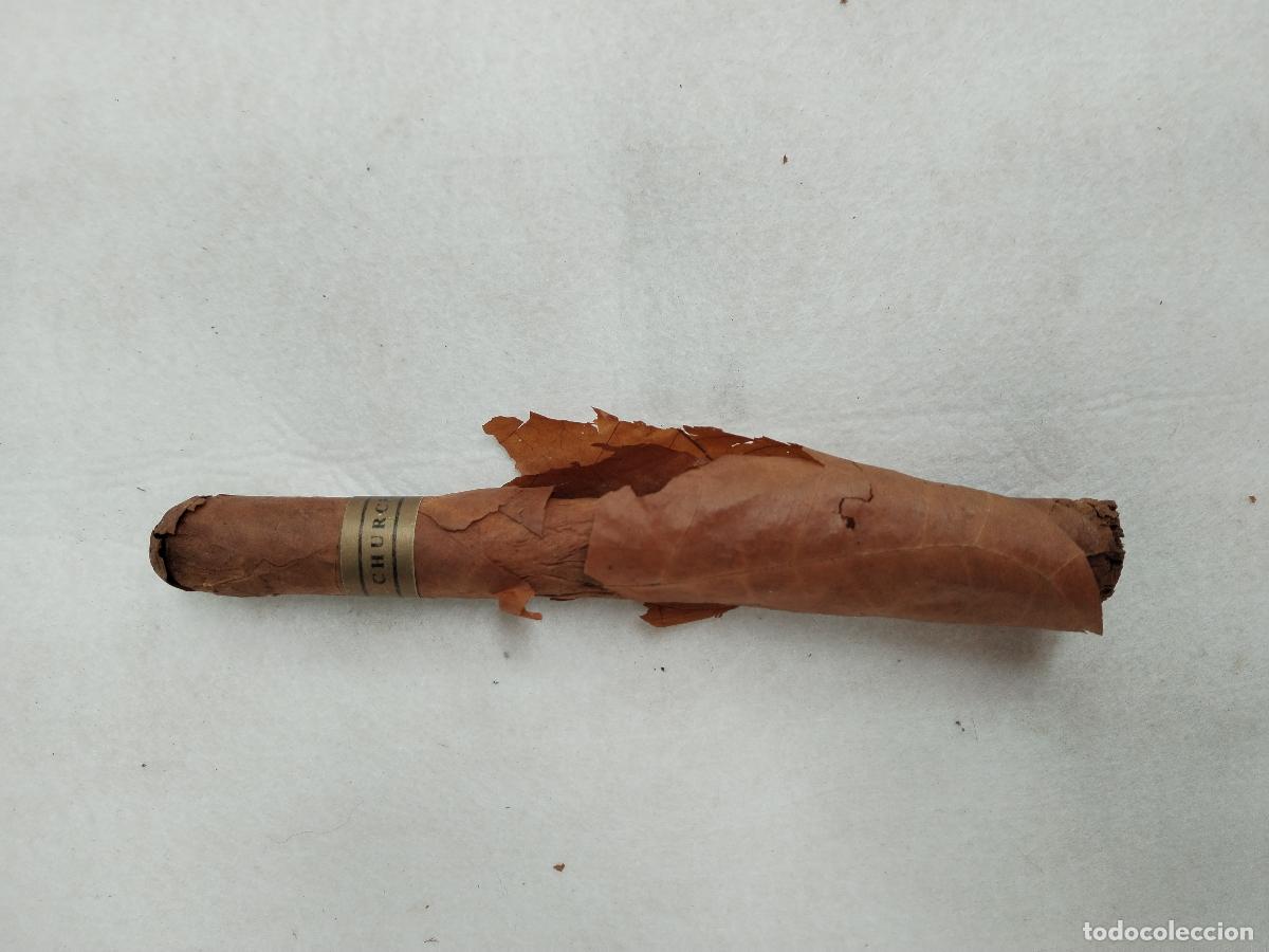 Cajas de Puros: 1 puro churchill, habana -c190
