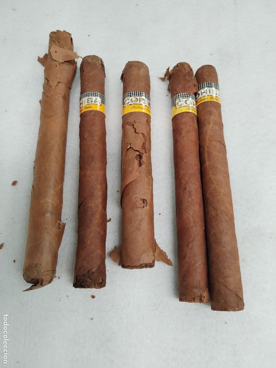 Cajas de Puros: 5 puros cohiba, habana -c190