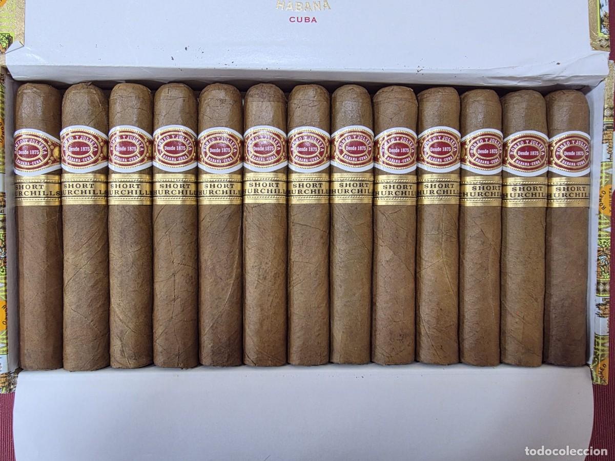 Cajas de Puros: Caja de puros habanos 25 Romeo y Julieta Short Churchills