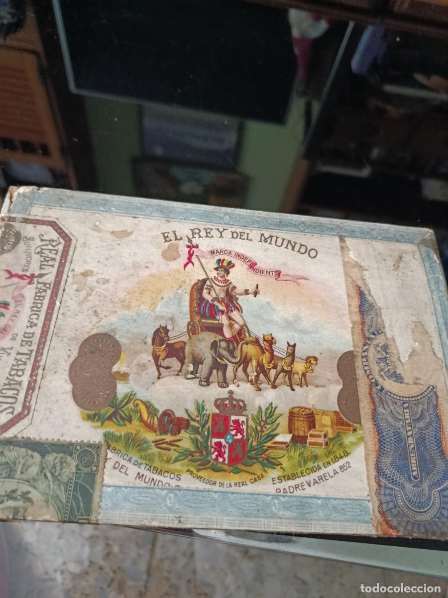 Cajas de Puros: Caja de puros vacia &rdquo;El Rey del Mundo&rdquo;