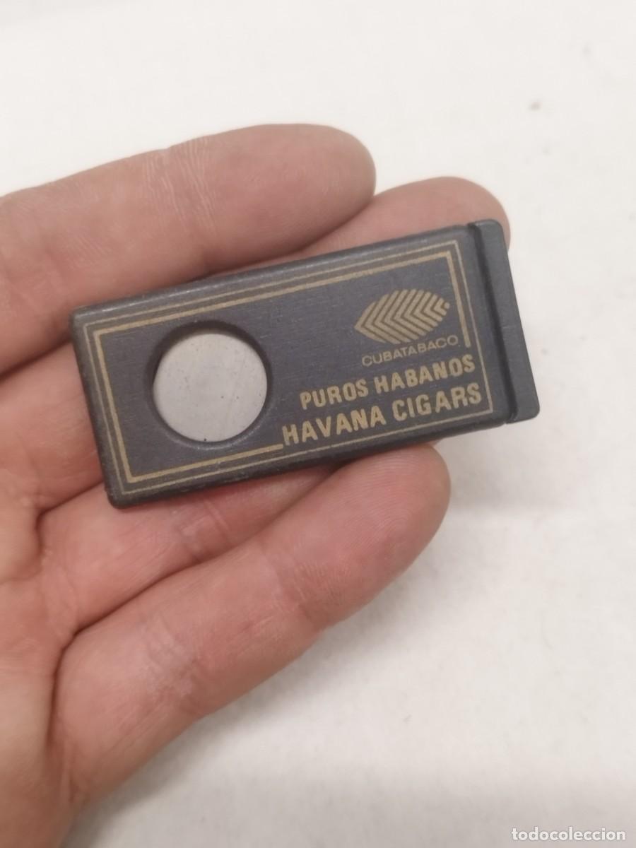 Cajas de Puros: Cortapuros publicidad puros Habana Cuba. Havana Cigars.