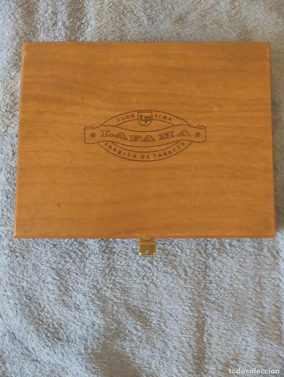 Cajas de Puros: Caja de puros La Fama vac&iacute;a