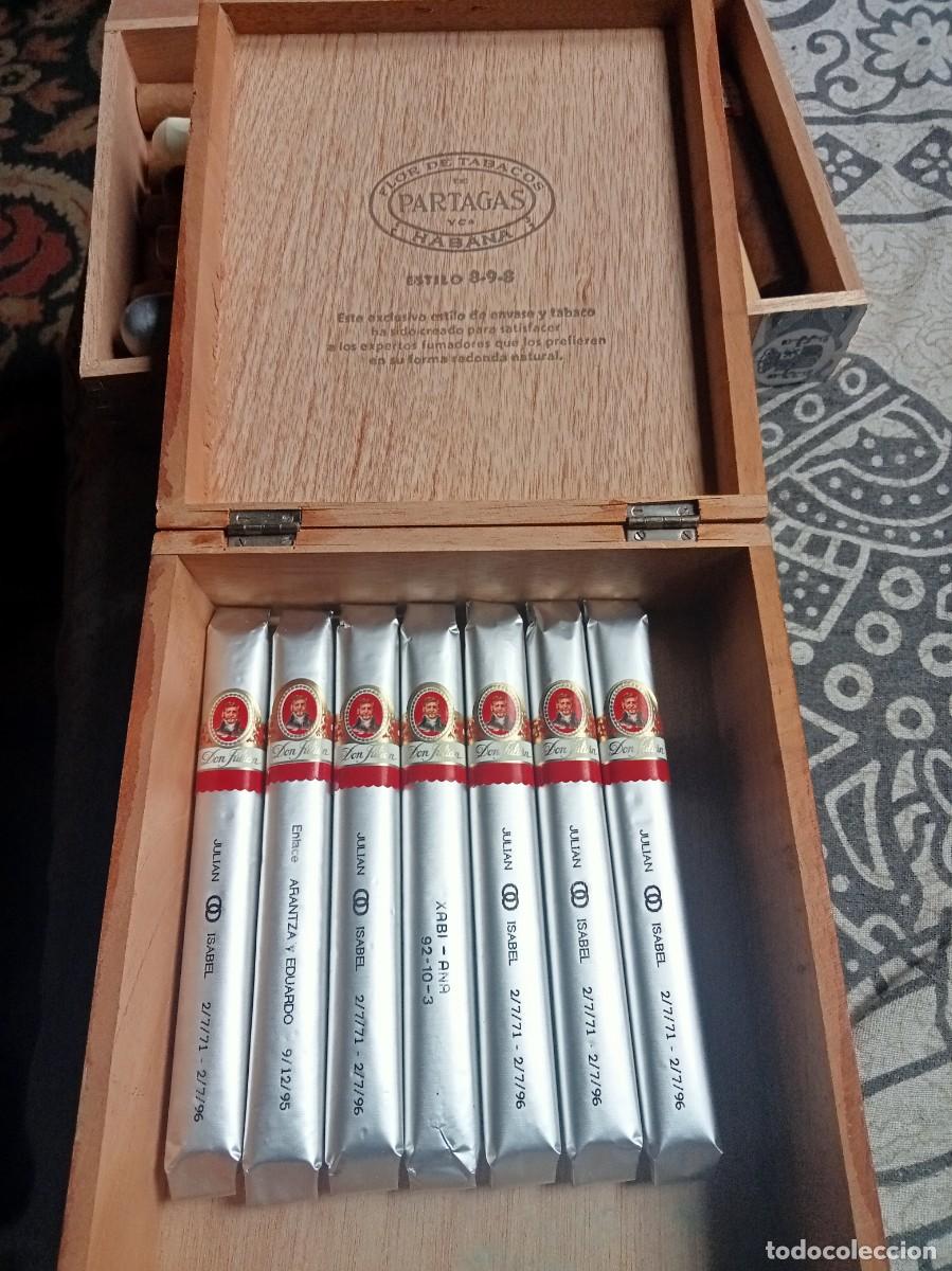 Cajas de Puros: CAJA PARTAGAS CON 7 PUROS DON JULI&Aacute;N