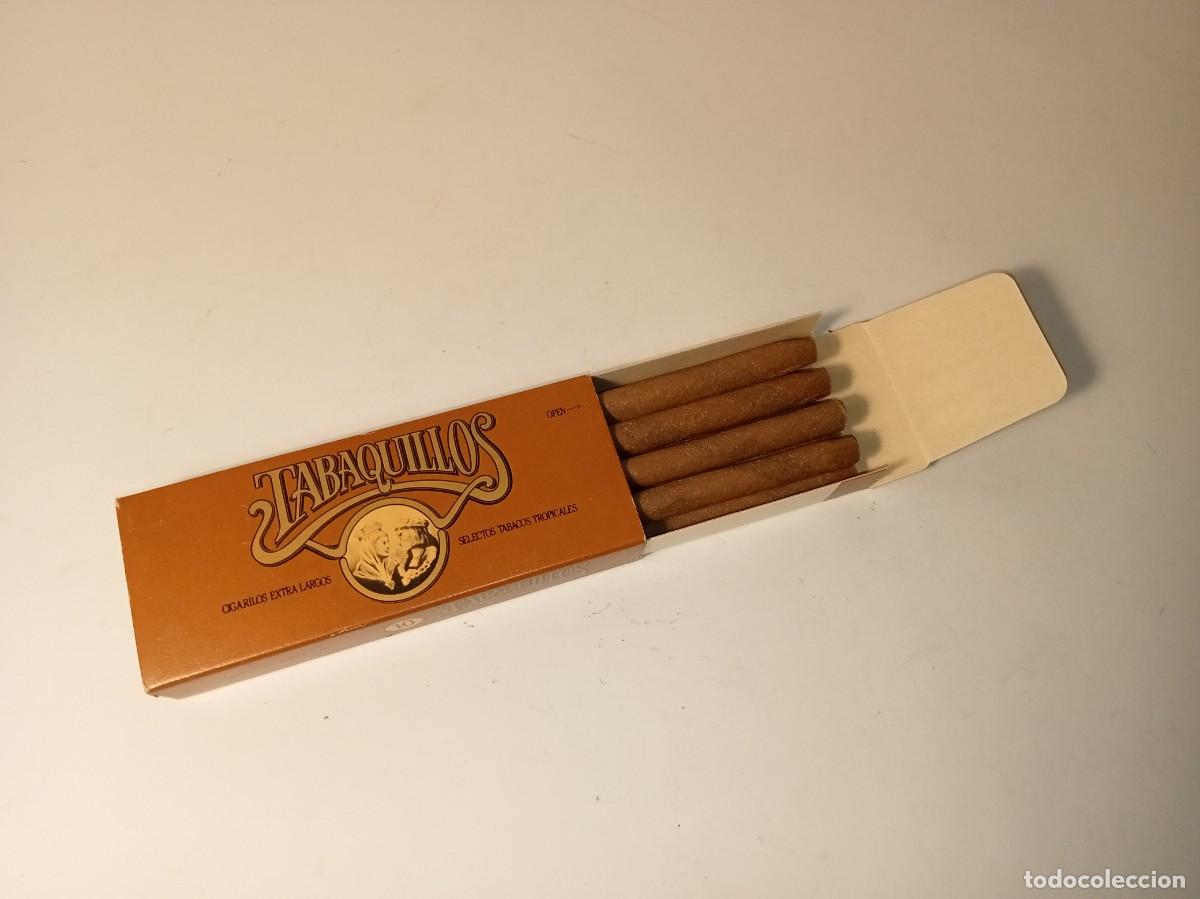 Cajas de Puros: TABAQUILLOS - CIGARRILLOS EXTRALARGOS - CONTIENE 9