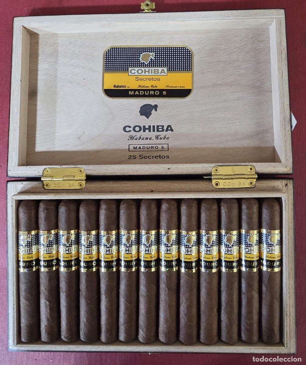 Cajas de Puros: Caja de puros habanos Cohiba maduro 5, 25 Secretos