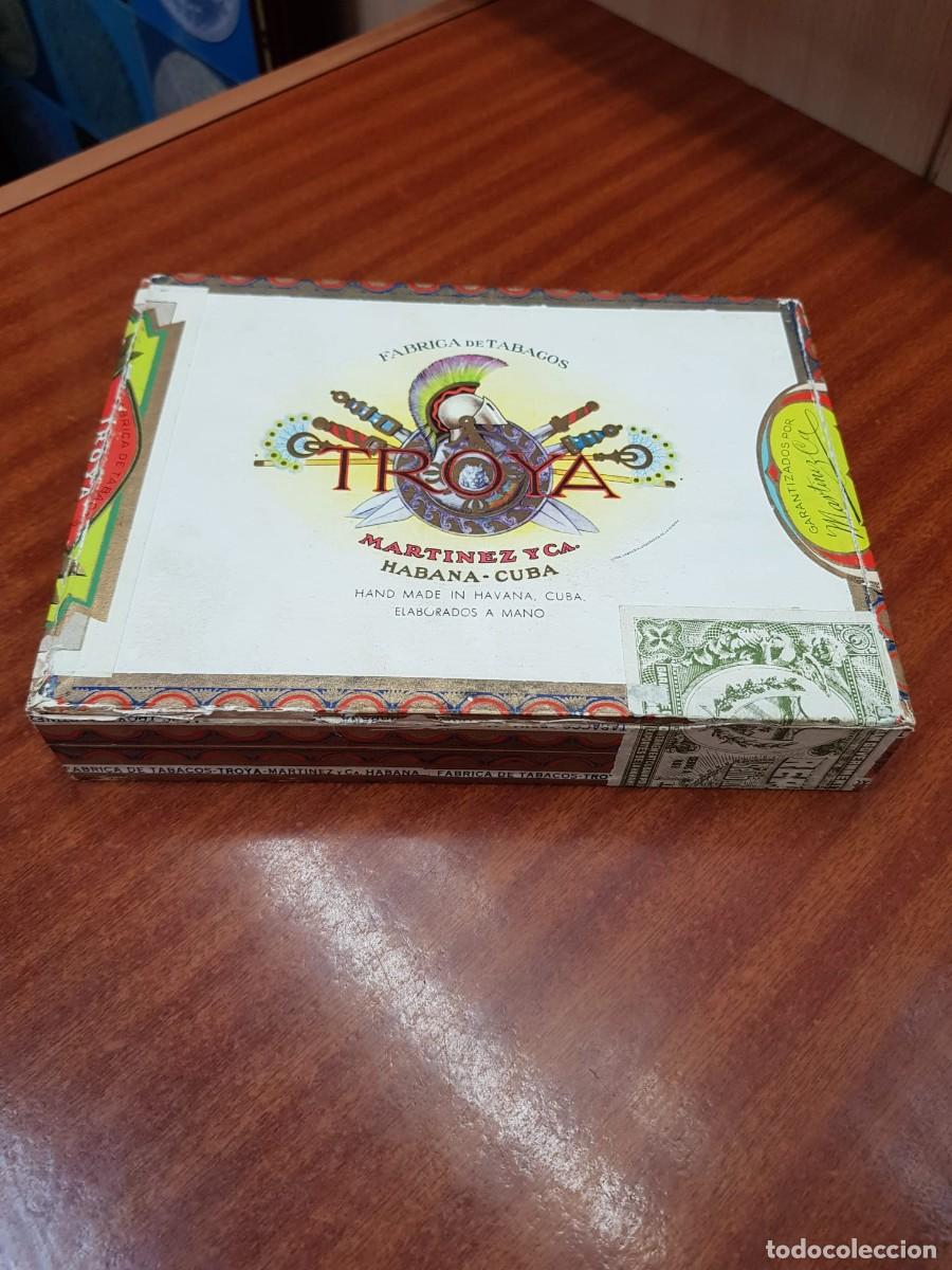 Cajas de Puros: CAJA DE PUROS-TROYA-MARTINEZ Y CIA-HABANA-CUBA