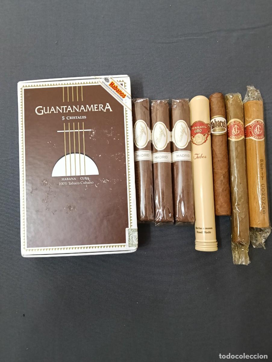 Cajas de Puros: Lote 12 puros Davidoff Madrid, flor de cano etc. Cuba Habana.