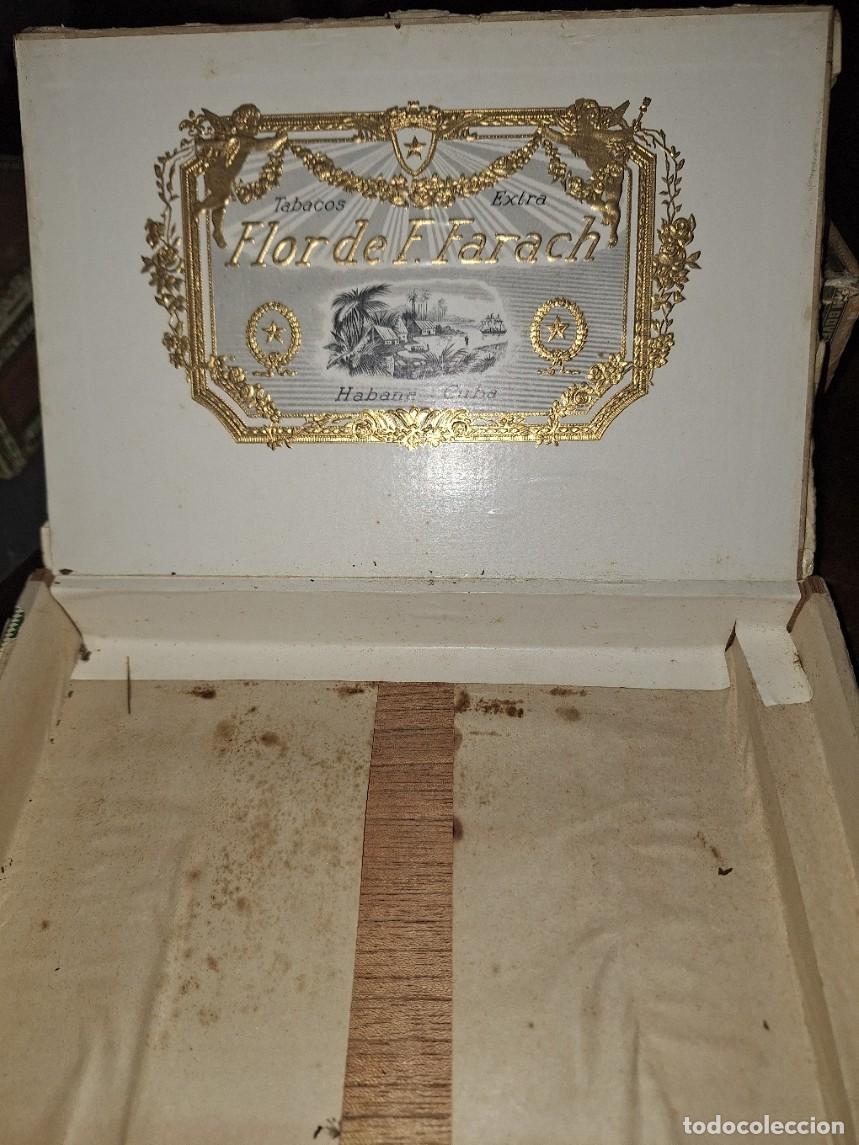 Cajas de Puros: FLOR DE FARACH caja vac&iacute;a de puros cubanos