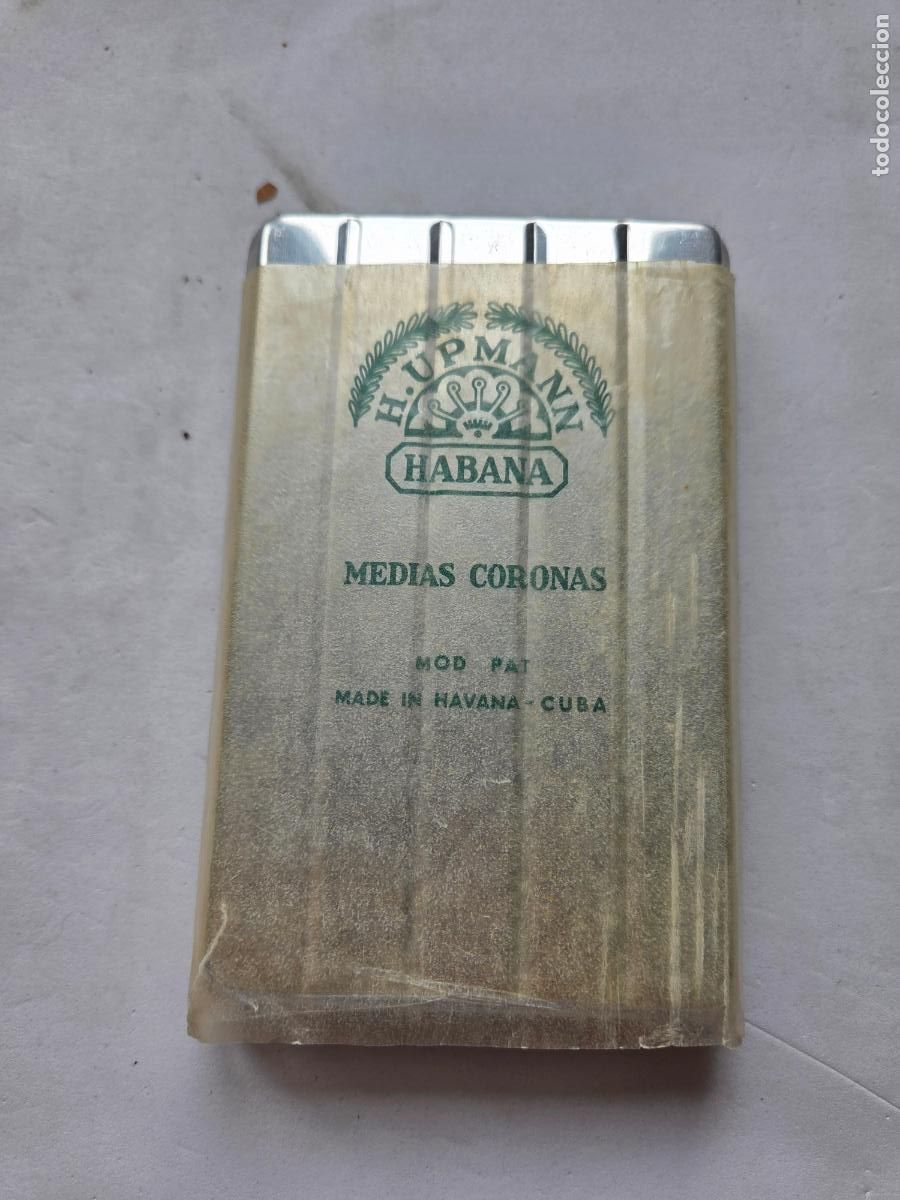 Cajas de Puros: CAJA LLENA H . UPMANN HABANA PUROS CUBA METAL Y MADERA INTERIOR