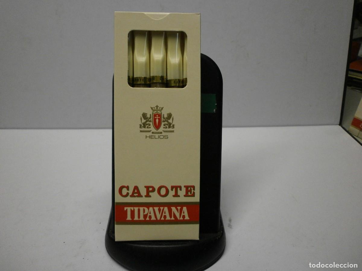 Cajas de Puros: antigua caja completa de puros purillos capote helios tipavana