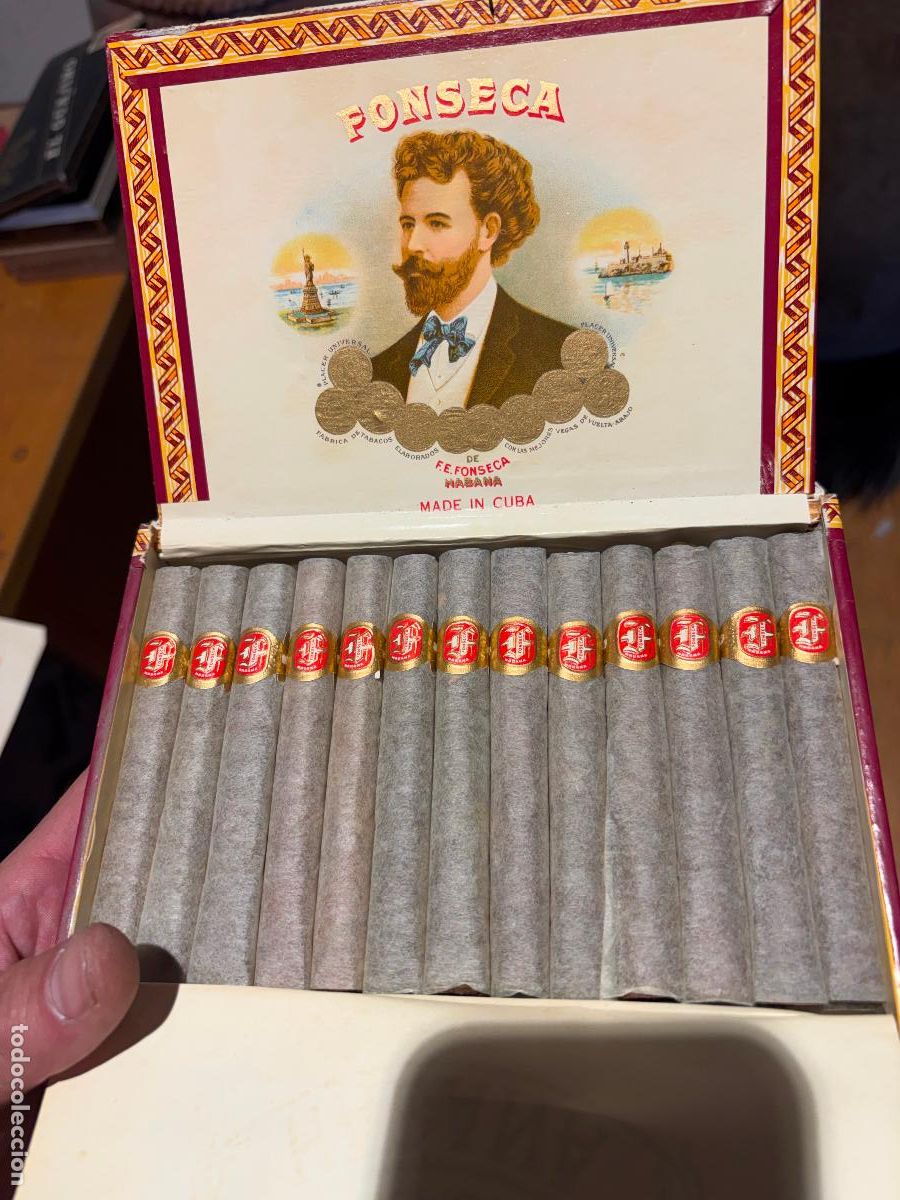 Cajas de Puros: Caja de puros antiguos cuba habana llena tal sale de casa particular
