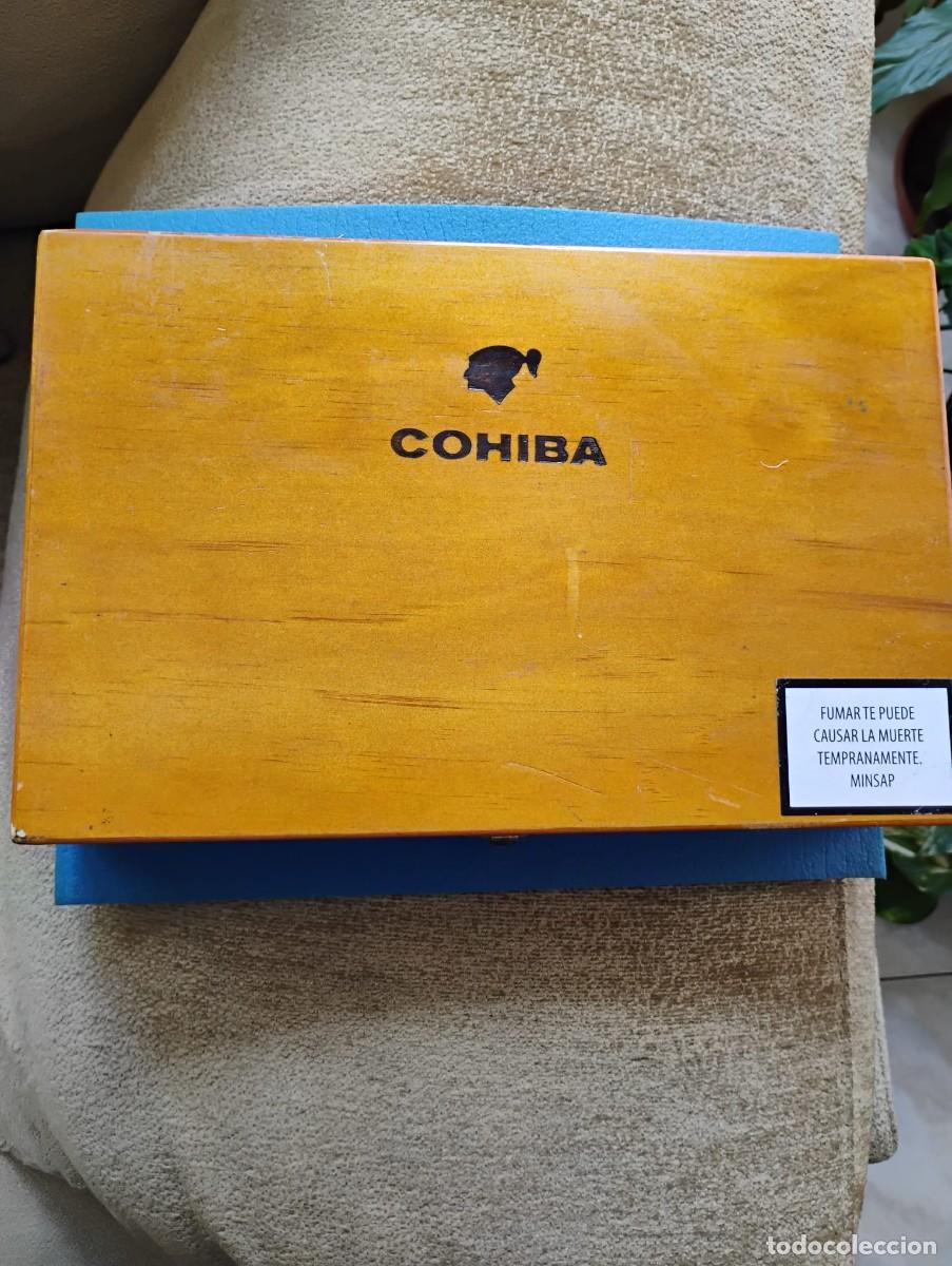 Cajas de Puros: CAJA DE PUROS COHIBA PIRAMIDES HABANA CUBA - (USADA - VACIA)