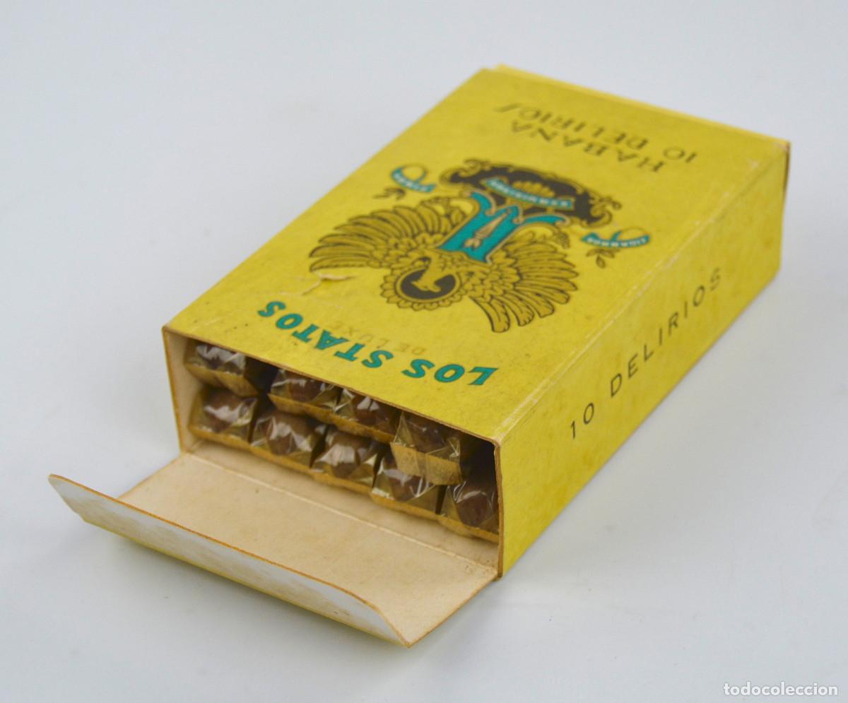 Cajas de Puros: STATOS, CAJETILLA CON 9 CIGARROS PRECINTADOS. HABANA, CUBA.