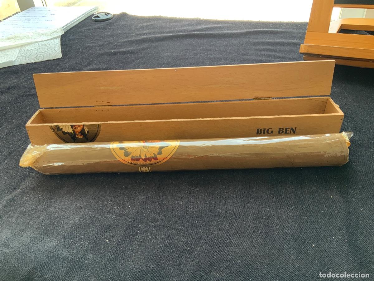 Cajas de Puros: Antiguo puro gigante, Cogetama Big Ben. Caja 37cm. Precio 100 francos.