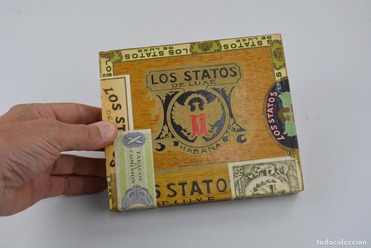 Bo&icirc;tes de Cigares: CAJA PUROS PRECINTADA. LOS STATOS DE LUXE, CUBA.