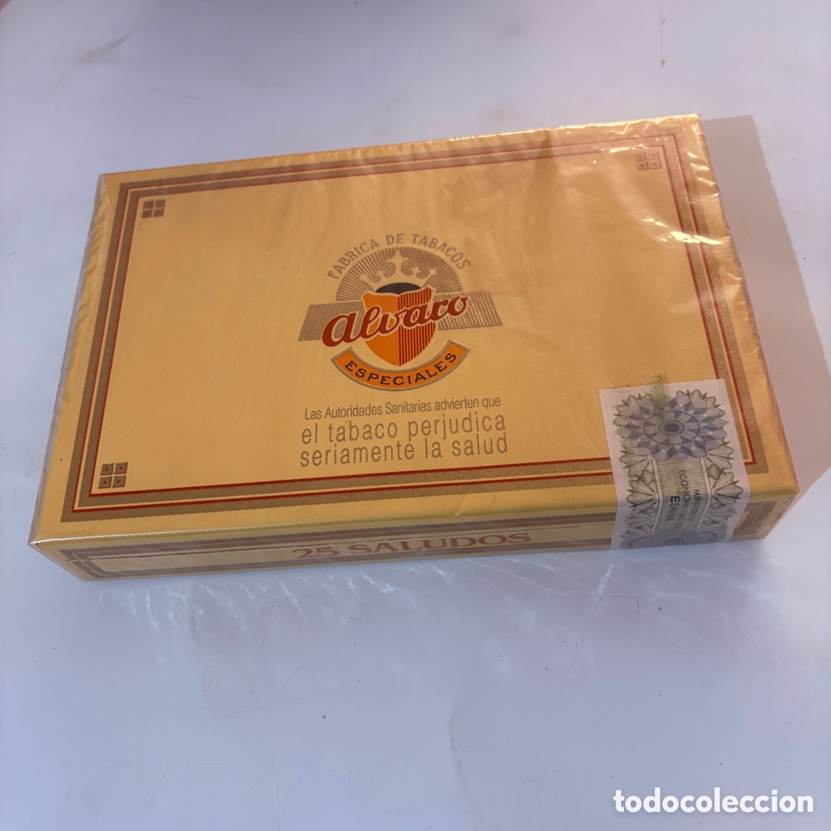 Cajas de Puros: caja nueva sin abrir - precintada - puros alvaro especiales 25 saludos