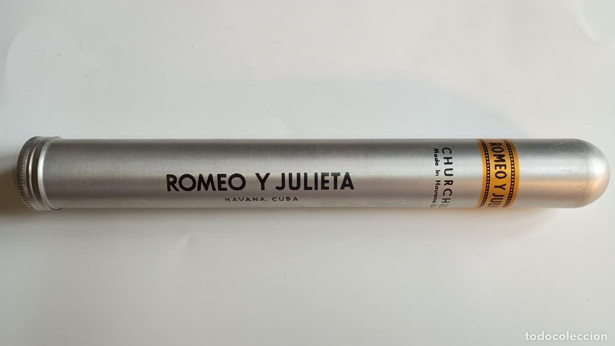 Cajas de Puros: Sigaro tubo romeo y julieta churchills
