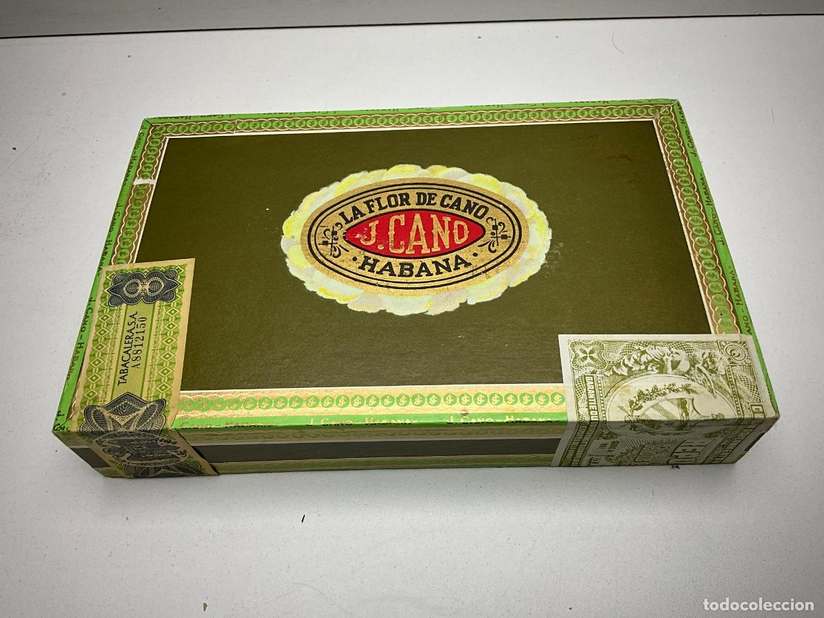 Cajas de Puros: CAJA DE PUROS LA FLOR DEL CANO - J.CANO - 25 PETIT CORONAS - CAJA SIN ABRIR - CERRADA - CUBA HABANA