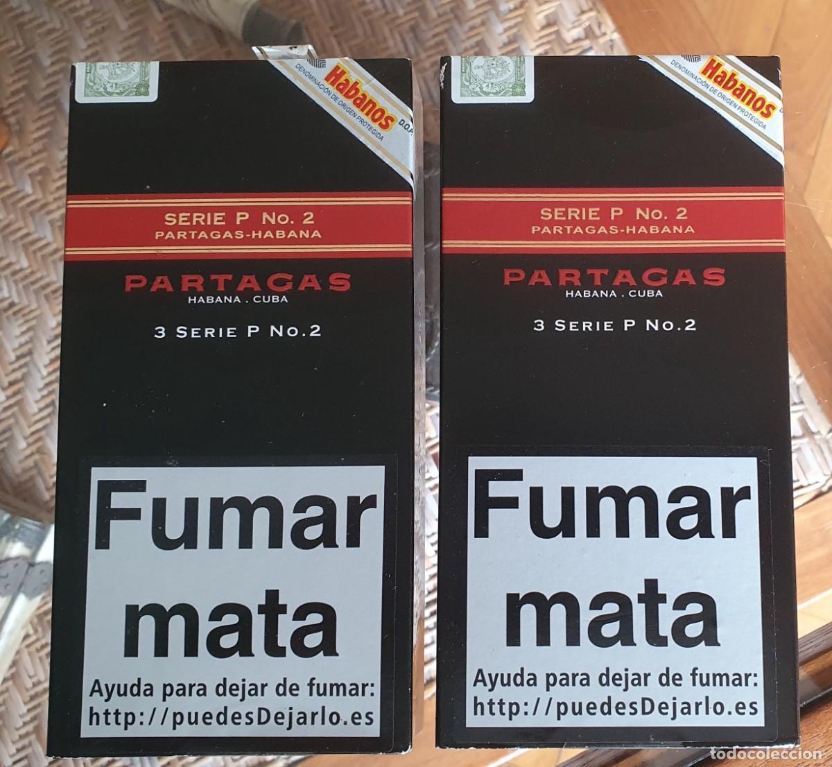 Cajas de Puros: Caja habanos partagas P2 ( 2 cajas )