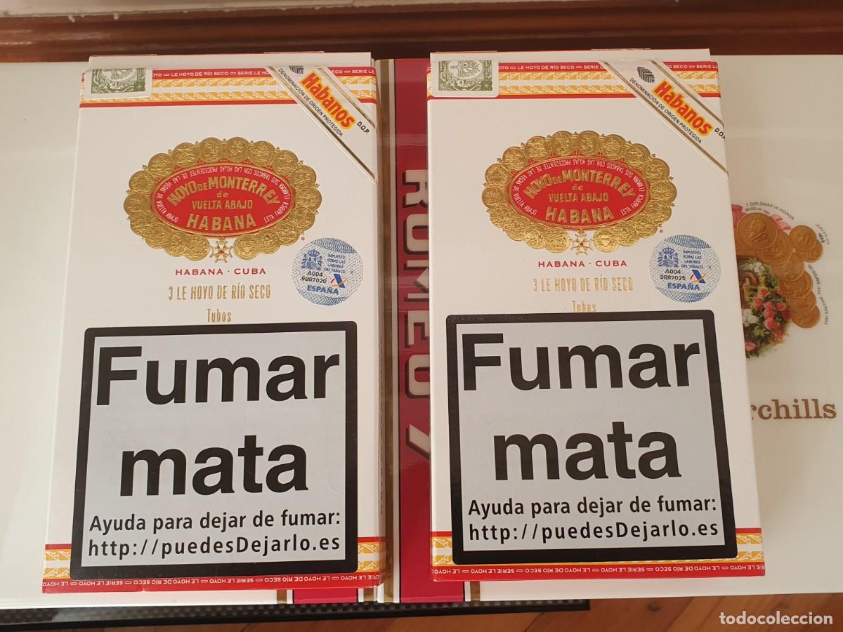 Cajas de Puros: 6 habanos hoyo de monterrey rio seco . ( 2 Cajas de 3 unidades )