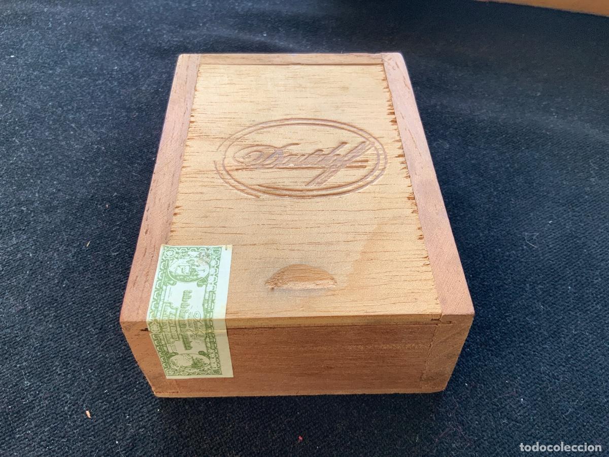 Cajas de Puros: Antigua caja de puros davidoff, 10 la gloria cubana, made in brazil. Abierta pero completa.