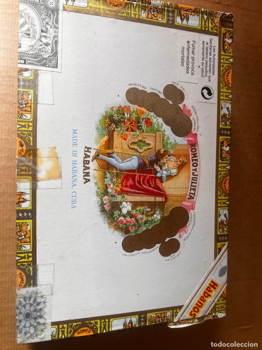 Cajas de Puros: Dos cajas de puros, Romeo y Julieta. Diferentes tama&ntilde;os.